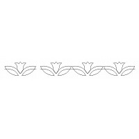 simply tulips single border